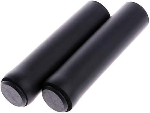 Ein Paar schwarze Fahrrad-Lenkergriff-Abdeckung, rutschfest, weicher Schaumstoff-Silikon-Schwamm, Lenkergriffe, Lenker-Abdeckung, Schwammgriffe, Lenkerhülsen für Fahrrad, Roller, Lenker, Headsets und