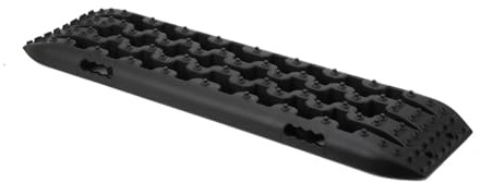 Lfhelper 2 Stücke 10T Anfahrhilfe Sandbleche Offroad Berge Boards Sand Boards Schlamm Schnee Reifenleiter, Traktionshilfe Wohnmobil, Traktionsmatte für PKW LKW Geländewagen 105 x 30 x 6 cm