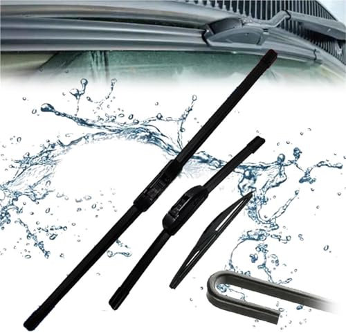 NKLDDE For Kia For Soul AM MK1 2009-2013 Front Rear Wiper Blades Window Windscreen Windshield Rubber Car Accessories Back Delete Refills