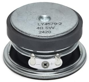 DLUKENY Altavoces portátiles estéreo de 4Ω y 5 W, rango completo, para publicidad, caja de computadora, altavoz multimedia, altavoces portátiles