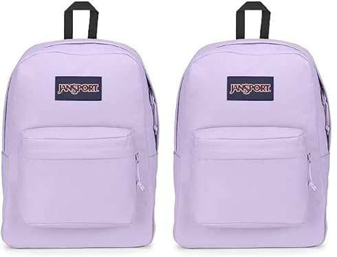 JANSPORT SUPERBREAK ONE Grand sac à dos, Pastel Lilac (Violet) (Lot de 2)