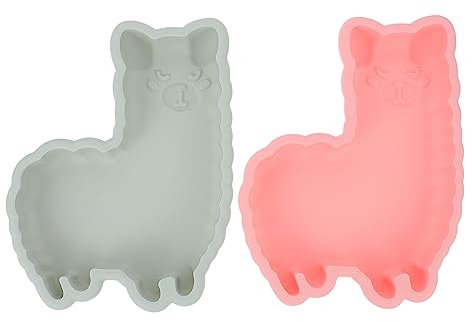 Warmhm Moule à Gâteau en Silicone Bleu Résistant à Haute Température 2pcs pour Pâtisserie Maison et Cafés