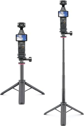 MAXCAM is suitable for DJI Osmo Pocket 3 selfie stick, 51cm extension pole, portable tripod and desktop stand accessories