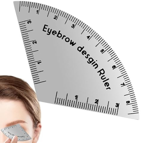 Herramienta de Medición de Cejas Calibrador De Posicionamiento Preciso | Herramienta De Plantillas Para La Forma De Las Cejas Para Maquillaje Viaje Desplazamiento Y Citas