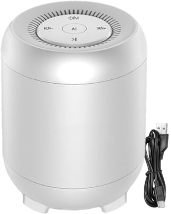 Altoparlante wireless – 8,9 x 6,9 x 6,9 cm, altoparlante intelligente, multiuso, altoparlanti stereo leggeri, cassa sonora per casa, giardino, feste, campeggio, viaggi, sport