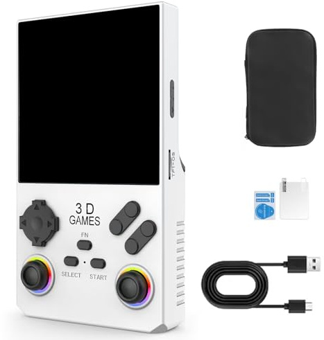 256GB Memory Retro Gaming Console 4Inch Clear Screen Open Source Systems Lightweight Long Battery Standby Video Game Console