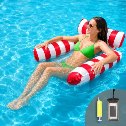Bouee Piscine Adulte, Hamac Flottant Matelas Piscine Gonflable Siege Piscine Transat