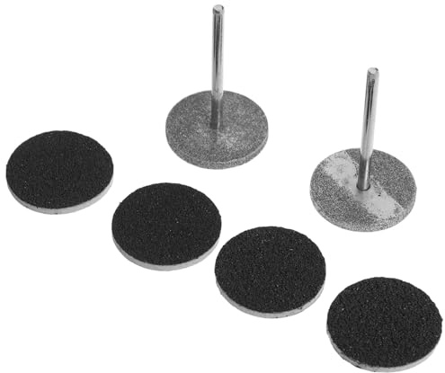 Set di Punte per Trapano Unghie a Disco, 2 Pezzi, Metallo | Dischetti Abrasivi Intercambiabili, Design Russo Professionale, Uso in Saloni e Cura Unghie Portatile