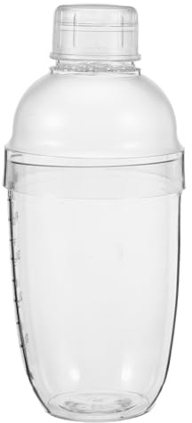 CANIGHT Mezclador de Bebidas Negro con Escala, Coctelera Profesional para Bar, Vaso Mezclador de Coctelería con Diseño Ergonómico y Capacidad Adecuado para Preparar Cócteles
