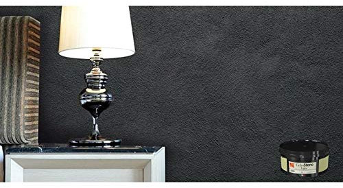 Pittura decorativa effetto sabbiato opaco CEBOSTONE per interni ed esterni - vari colori e formati - LT.1, BIANCO