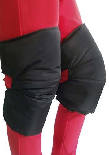 Faxianther Men Women Thicken Windproof Knee Braces Warmers Thermal Down-Filled Knee Pads Wraps Protector for Outdoor Motorcycle Ski Snowboarding Cycling Arthritis