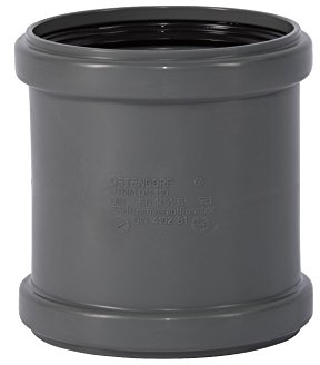 Ostendorf HTsafe Doppelmuffe DN 110 mm HT-Rohr