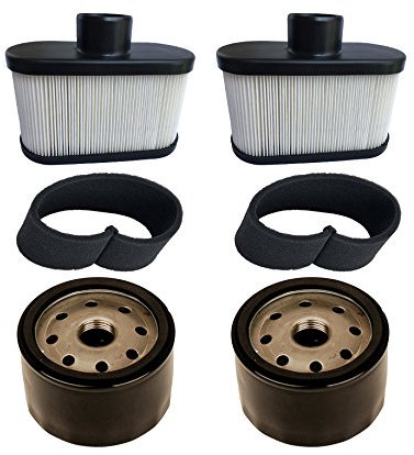 oxoxo (2 Set) 11013 – 7047 Air Filtro Pre Filtro with 49065 – 7002 Oil Filter for Kawasaki fr651 V fr691 V fb460 V fc420 V de 4 Cycle Engine
