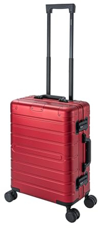 Travelhouse Oslo Aluminium Bordkoffer 55cm (39L) Hartschalenkoffer Handgepäckkoffer 2X TSA Zahlenschloss