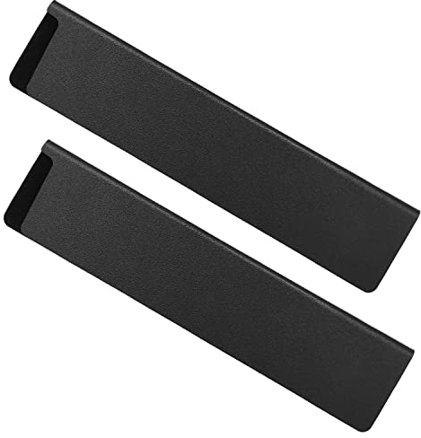 CHEERYMAGIC Knife Edge Guards, Black Knife Sheath Sleeves Waterproof Knives Guard ABS Plastic Universal Blade Cover Protector for Storage Knives A7ZRDT