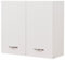 Shally Dogan Escurreplatos de Pared, Armario Colgante de Cocina de Pared, Armario Colgante de Madera con Dos Puertas Color Blanco, 80 x 32 x 72 cm