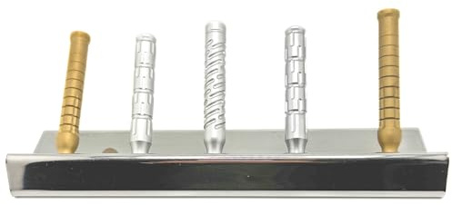 The Goodfellas' Smile Basis für Rasierer (5 Plätze) – Edelstahl 304, elegantes und funktionales Design, robuste und rutschfeste Halterung, hergestellt in Italien