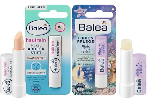 Balea: Pickel ABDECKSTIFT Hautrein Farbe 10 HELLER HAUTTON mit Salizylsäure, mattiert, ideal für unterwegs (4,5 g)