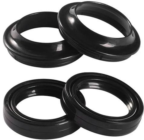 ANATUM Joint à Huile de Fourche Avant pour s-uzuki TS185 Burgman 125 RV 125 Van Van Burman 200 1980-2014 2015 33x45x8/10.5 33 45 8 Joint d'huile de Fourche Avant et Couvercle Anti-poussière