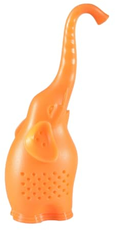 PRETYZOOM Silicone Tea Strainer Elephant Tea Infuser Food Grade Silicone Filter High Temperature Resistant Easy Clean