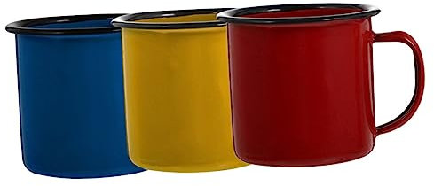 ABOOFAN Vintage Emaillebecher aus Enamel, Leicht zu Reinigen