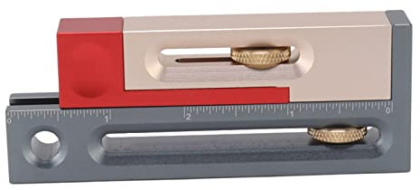Acouto Regolatore di Taglio per da banco Strumenti di Lavorazione del Legno di precisione per Tagliare Fessure e distanze di misurazione Adatto a Vari Strumenti in Lega di Alluminio