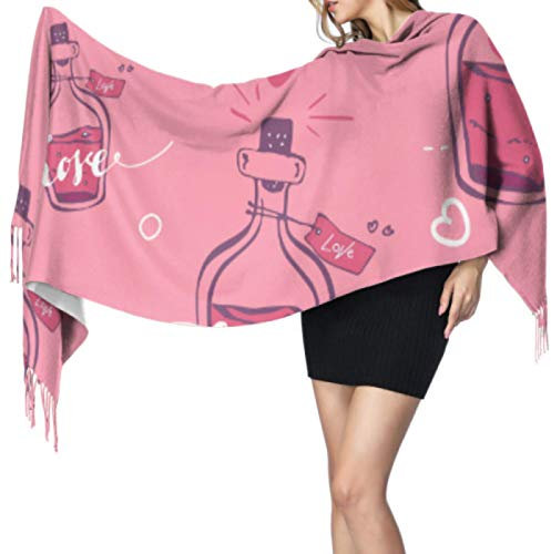 Zdlwaisw Kinder-Schal, Cartoon-Motiv, niedlich, naiv, großer Schal, leicht, 196 x 68 cm, groß, weich, Pashmina, extra warm, Siehe Abbildung, Einheitsgröße