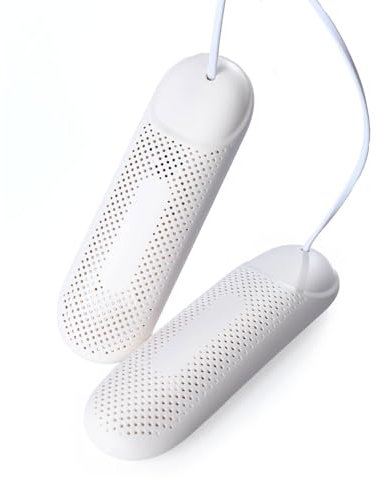 ICHOWHO Electric Shoe Warmer Boot Dryer - Portable Shoe Dryer for Boot Trainer Electric Fire Resistant Heater Deodoriser for Socks Gloves Footwear in Rainy Days, Standard UK Plug