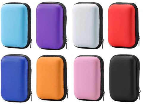 Hitopin 8 Stück Spielkarten Etui, Spielkarten Box, Spielkarte Aufbewahrung, Kartenbox Spielkarte, Für Karten, Kopfhörer Datenkabelspeicherung, Leicht Zu Tragen(8 Farben)