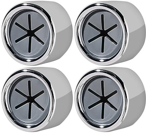 WOLMIK 4 Stück Selbstklebend Geschirrtuchhalter, Runden Küche Handtuchhalter Ohne Bohren, ABS Handtuchhaken zum Kleben, Geschirrhandtuchhalter für Küche und Bad - Silber