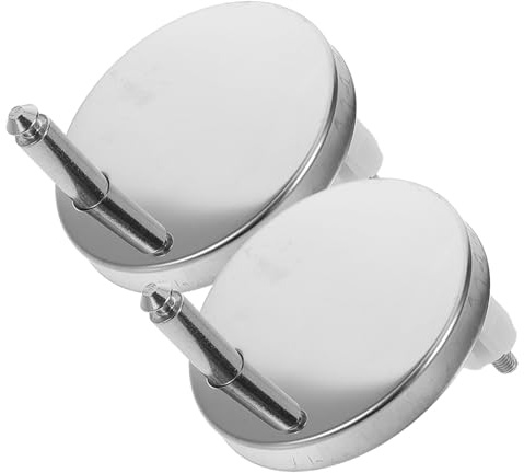 Cabilock Pernos Para Tapa De Inodoro 6.5 Cm De Plástico y Goma Con Base Metálica, Tornillos Expansibles De Liberación Rápida Para Reparación y Montaje Hogar, Kit 2 Pares