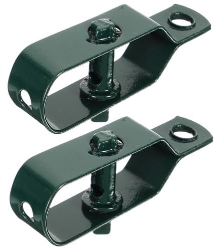Cabilock 2Pcs Heavy Duty Steel Wire Cable Tensioner Outdoor Fence Line Tightener for Garden Trellis and Wire Rope Rust-resistant Strainer and Chain Link Fence