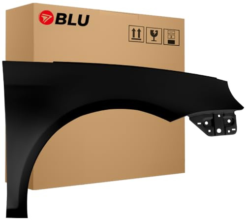 BLU Kotflügel Passend für VW Volkswagen Eos LC9X Rechts Schwarz | 2006-2015 | Vorderseite Vorne | Lackiert | Einbaufertig
