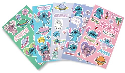 Stitch Kids 5 Sheet Stickers Set
