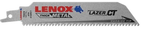 Lenox 2014220 Säbelsägeblatt, 15,2 cm, 8TPI Lazer CT 6108RCT 1 Stück