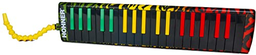 HOHNER AirBoard, Rasta 37, Blow Flow Mundstück, Softcase
