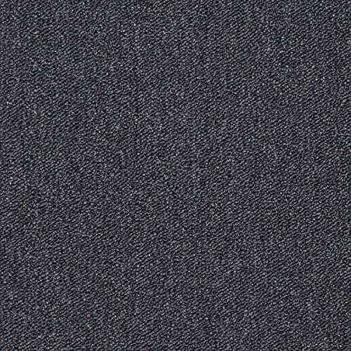 Losetas de Moqueta 20 Unidades NEGRO 50x50cm| Cubre 5m² | Fácil instalación | Reemplazo individual | Uso doméstico o profesional | Resistente y lavable con lejía | Alfombra moqueta