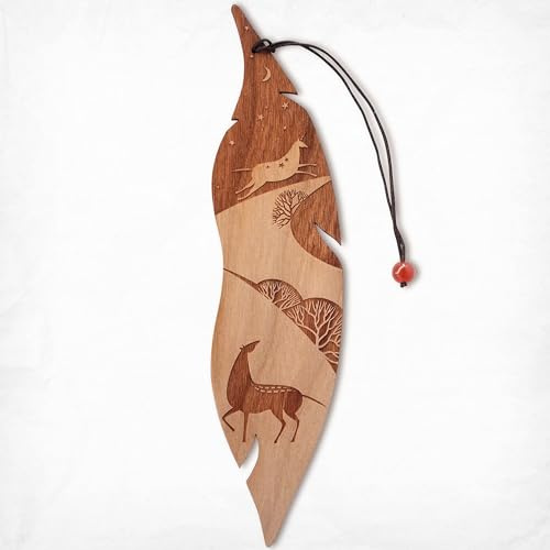 Lesezeichen aus Holz, Traum des Pferdes, MinaturArt
