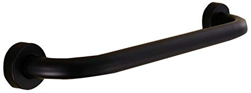 XQHD Non-slip Safety Bath Shower Grab Bars Elderly Pregnant Women Bathroom Grab Rails 304 Stainless Steel,Black-45cm