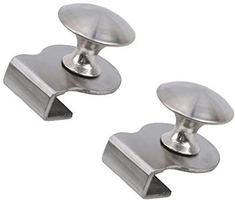 Pomello Porta Pomelli Di Cassetto Maniglia Cabinet Dei Manopole Maniglie Per Porte In Vetro Morsetti Per Porte e Maniglie Per Vetro 5-6mm Vetrina Mobili Armadi Armadio Cassetto Senza Foratura 2 Pezzi