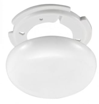 Scatola di distribuzione piatta Ø 10 cm x 1,5 cm bianco – Scatola di copertura per cavi da soffitto a baldacchino, lampada da soffitto, rosetta da soffitto, attacco per lampada, copertura del soffitto