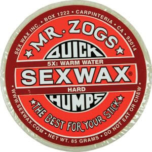 Sex Wax Quick Humps Coconut (Warm) (5X Hard, 3 Pack)