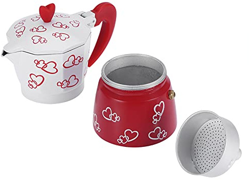 Moka Pot Stovetop, Machine à Expresso En Aluminium, Cafetière Italienne, Cafetière Cubaine, Percolateur De Café Pour Cappuccino, Latte(L)