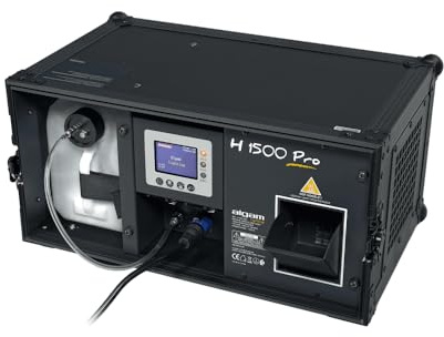 ALGAM LIGHTING - H1500-PRO - Nebelmaschine 1500W - DMX -Eingang/Ausgang: 3 Punkt XLR - 480 x 280 x 255 mm - IP20 - Kapazität 5L