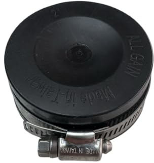Aqua Universe 3 Flexible Pipe End Cap with Clips Durable 3 inch Leak Proof Hose Cap and Pipe Fitting Cover for Plumbing Systems Aquarium Water Lines Garden Pond Hoses Fish Tanks and DIY Projects