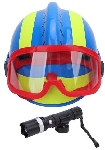 Casco de Rescate con Casco Ligero de Búsqueda y Rescate para Emergencia, Incendio, Terremoto, Gorra de Seguridad con Diseño Reflectante (BLUE)