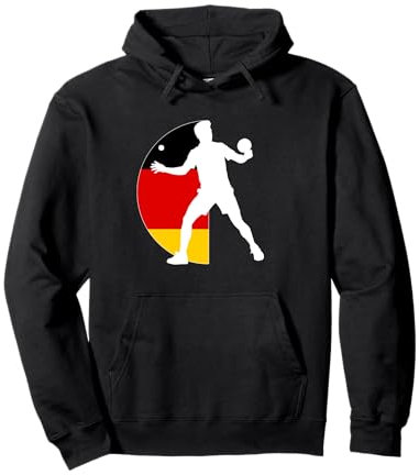 Tischtennisspieler Deutschland Flagge Tischtennis Pullover Hoodie