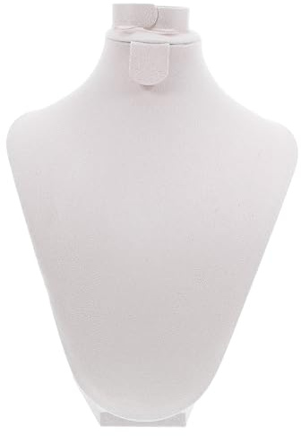 NIYANGLE Expositor de busto de collar: Expositor de cadena de maniquí - Organizador de collares, expositor de busto de joyería para venta minorista y fotografía