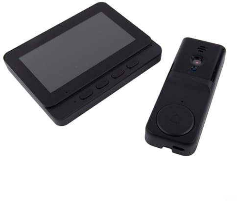 Videocitofono con schermo da 4 3 pollici, chiamata interfono in tempo reale e doppia installazione per la sicurezza domestica