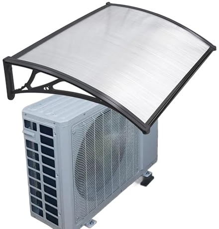 Cubierta de aire acondicionado para exteriores, resistente a la intemperie, protección de CA portátil, para patio, jardín, puerta, balcón, terraza, mejora la durabilidad y el estilo